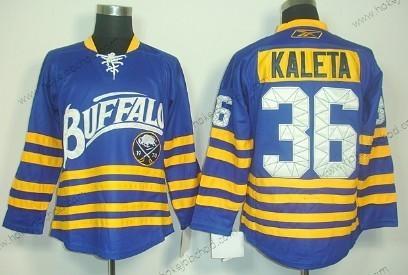 Muž Buffalo Sabres #36 Patrick Kaleta Modrý Alternativní Dres