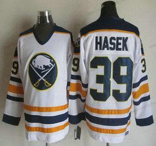 Muž Buffalo Sabres #39 Dominik Hasek 1983-84 Bílý CCM Vintage Dres