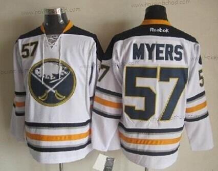 Muž Buffalo Sabres #57 Tyler Myers Bílý Dres