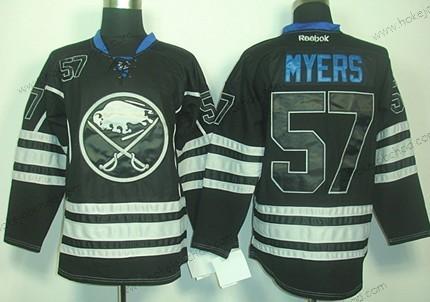 Muž Buffalo Sabres #57 Tyler Myers Černá Ice Dres