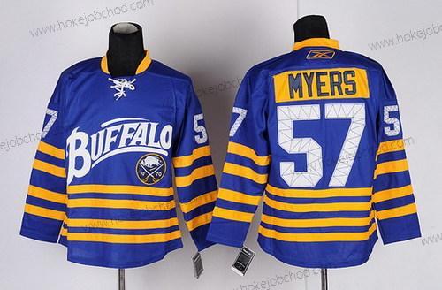 Muž Buffalo Sabres #57 Tyler Myers Modrý Alternativní Dres