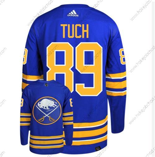 Muž Buffalo Sabres #89 Alex Tuch Modrý Sešitý Dres