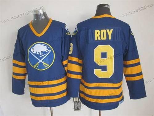 Muž Buffalo Sabres #9 Derek Roy 1983-84 Námořnictvo Modrý CCM Vintage Dres