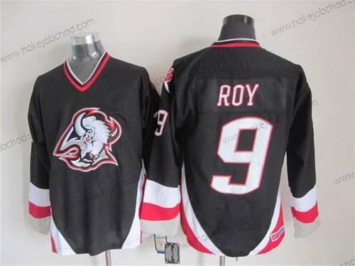 Muž Buffalo Sabres #9 Derek Roy 1996-97 Černá CCM Vintage Dres