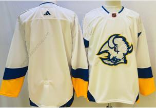 Muž Buffalo Sabres Prázdný Bílý 2022 Obrácený Retro Autentické Dres