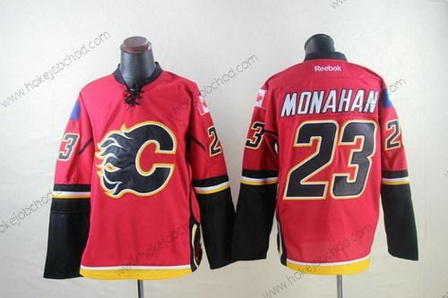 Muž Calgary Flames #23 Sean Monahan Červené Dres