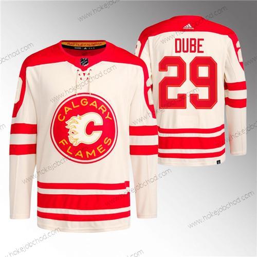 Muž Calgary Flames #29 Dillon Dube 2023 Krémová Klasický Primegreen Sešitý Dres