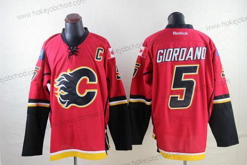 Muž Calgary Flames #5 Mark Giordano Červené Dres