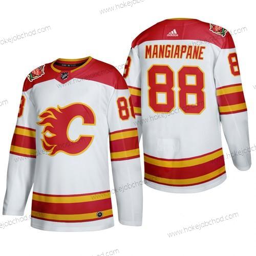 Muž Calgary Flames #88 Andrew Mangiapane Autentické 2019 Heritage Klasický Bílý Dres