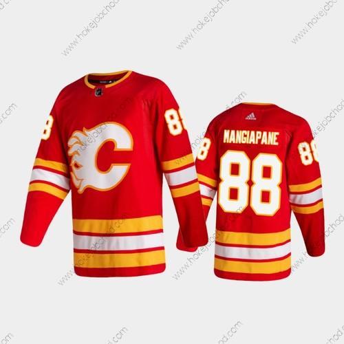 Muž Calgary Flames #88 Andrew Mangiapane Domácí Červené 2020-21 Autentické Dres