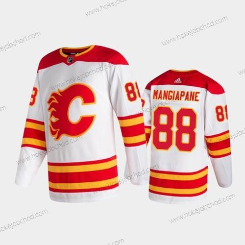 Muž Calgary Flames #88 Andrew Mangiapane Venkovní Bílý 2020-21 Autentické Pro Dres