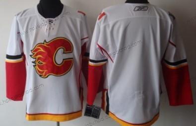 Muž Calgary Flames Prázdný Bílý Dres