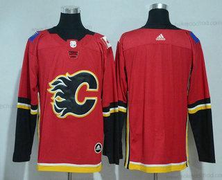 Muž Calgary Flames Prázdný Červené Domácí 2017-2018 Hokejový Sešitý NHL Dres