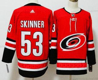 Muž Carolina Hurricanes #53 Jeff Skinner Červené 2017-2018 Hokejový Sešitý NHL Dres