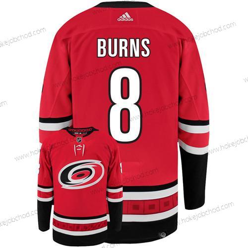 Muž Carolina Hurricanes #8 Brent Burns Červené Sešitý Dres