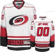 Muž Carolina Hurricanes Přizpůsobené Bílý Dres