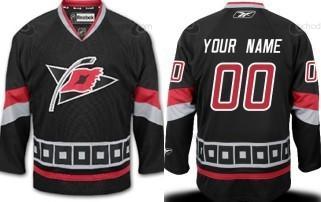 Muž Carolina Hurricanes Přizpůsobené Černá Alternativní Dres