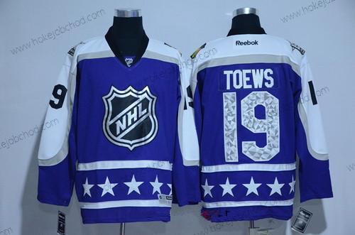 Muž Central Division Chicago Blackhawks #19 Jonathan Toews Reebok Nachový 2017 NHL All-Star Sešitý Hokejový Dres