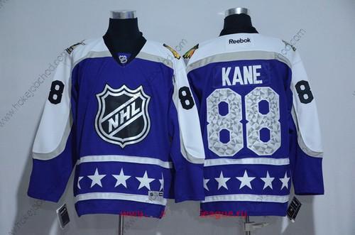 Muž Central Division Chicago Blackhawks #88 Patrick Kane Reebok Nachový 2017 NHL All-Star Sešitý Hokejový Dres