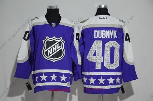 Muž Central Division Minnesota Wild #40 Devan Dubnyk Reebok Nachový 2017 NHL All-Star Sešitý Hokejový Dres