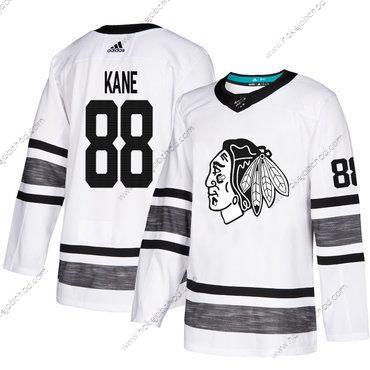 Muž Černáhawks #88 Patrick Kane Bílý Autentické 2019 All-Star Sešitý Hokejový Dres