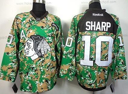 Muž Chicago Blackhawks #10 Patrick Sharp 2014 Camo Dres