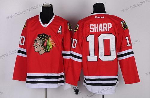 Muž Chicago Blackhawks #10 Patrick Sharp Červené Dres