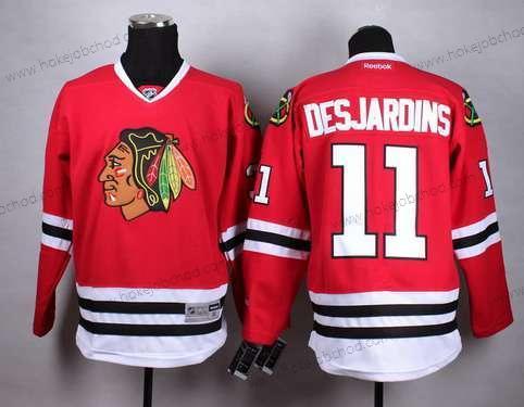 Muž Chicago Blackhawks #11 Andrew Desjardins Červené Dres