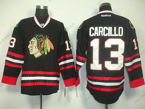 Muž Chicago Blackhawks #13 Daniel Carcillo Černá Dres