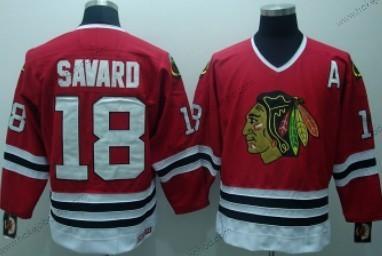 Muž Chicago Blackhawks #18 Denis Savard Červené Retro CCM Dres