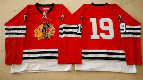 Muž Chicago Blackhawks #19 Jonathan Toews 1960-61 Červené Vintage Dres