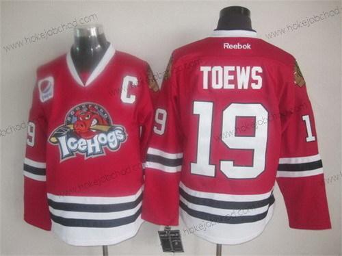 Muž Chicago Blackhawks #19 Jonathan Toews 2015 Icehogs Červené Dres