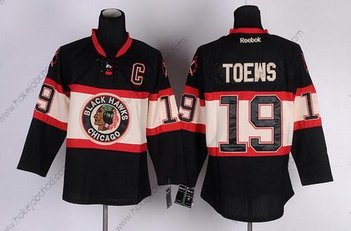 Muž Chicago Blackhawks #19 Jonathan Toews Černá Alternativní Dres