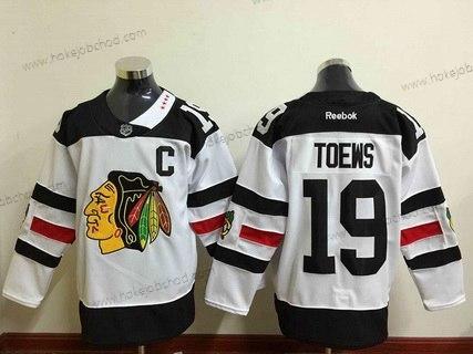 Muž Chicago Blackhawks #19 Jonathan Toews Reebok Bílý 2016 Stadium Series Premier Dres