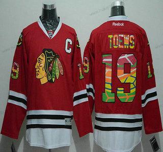 Muž Chicago Blackhawks #19 Jonathan Toews Reebok Červené Colored NHL Dres