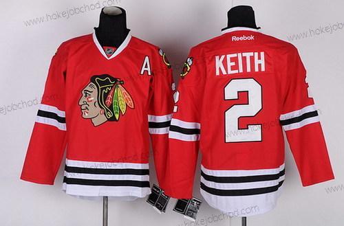 Muž Chicago Blackhawks #2 Duncan Keith Červené Dres