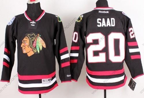 Muž Chicago Blackhawks #20 Brandon Saad 2014 Stadium Series Černá Dres