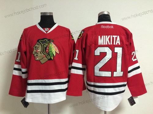 Muž Chicago Blackhawks #21 Stan Mikita Červené Dres