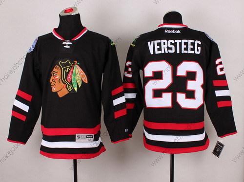 Muž Chicago Blackhawks #23 Kris Versteeg 2014 Stadium Series Černá Dres