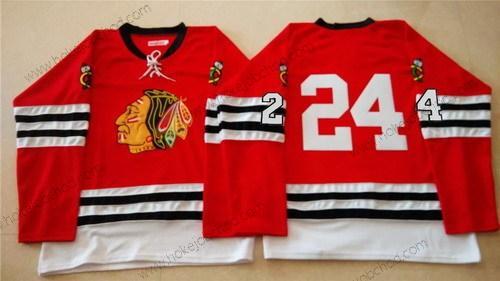 Muž Chicago Blackhawks #24 Martin Havlat 1960-61 Červené Vintage Dres