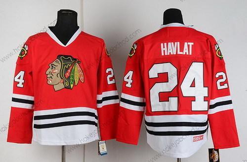 Muž Chicago Blackhawks #24 Martin Havlat Červené Retro CCM Dres