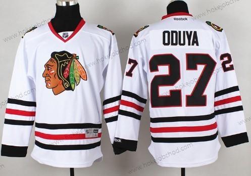 Muž Chicago Blackhawks #27 Johnny Oduya Bílý Dres