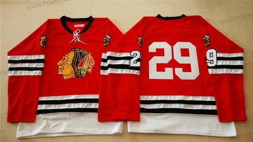 Muž Chicago Blackhawks #29 Bryan Bickell 1960-61 Červené Vintage Dres