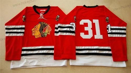 Muž Chicago Blackhawks #31 Antti Raanta 1960-61 Červené Vintage Dres