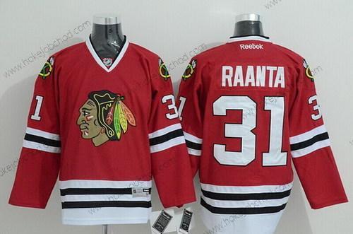 Muž Chicago Blackhawks #31 Antti Raanta Červené Dres