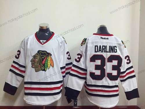 Muž Chicago Blackhawks #33 Scott Darling Bílý Dres