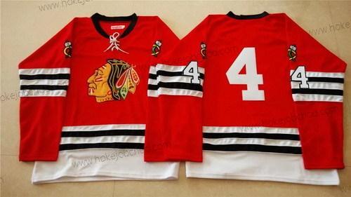 Muž Chicago Blackhawks #4 Niklas Hjalmarsson 1960-61 Červené Vintage Dres