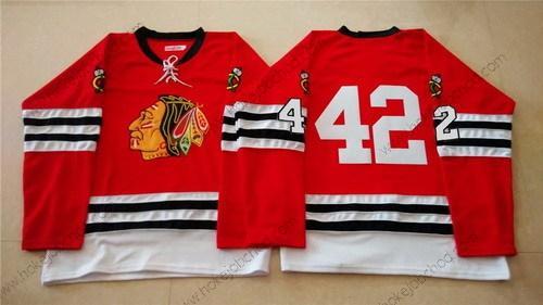 Muž Chicago Blackhawks #42 Joakim Nordstrom 1960-61 Červené Vintage Dres