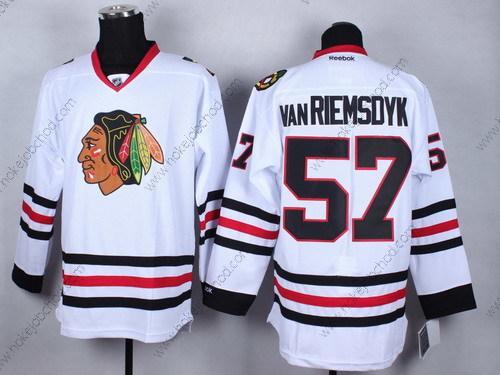 Muž Chicago Blackhawks #57 Trevor Van Riemsdyk 2014 Bílý Dres