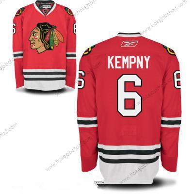 Muž Chicago Blackhawks #6 Michal Kempny Červené Domácí Hokejový Sešitý NHL Dres